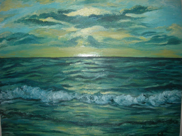 TEMPESTAD Oil Canvas Marine Painting