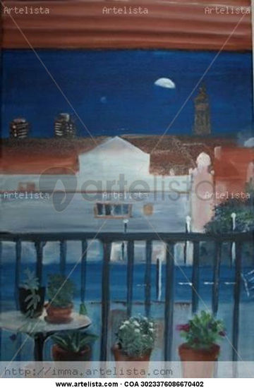 Una vista Acrylic Canvas Landscaping