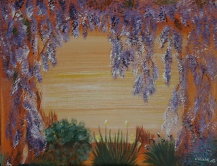 Lilas Acrylic Canvas Landscaping