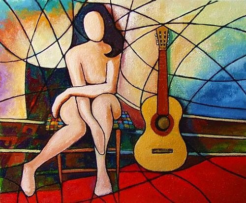 La Guitarra Oil Canvas Landscaping