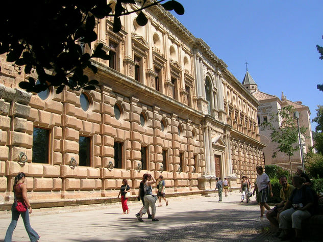 Palacio de Carlos V, granada Travel Color (Digital)