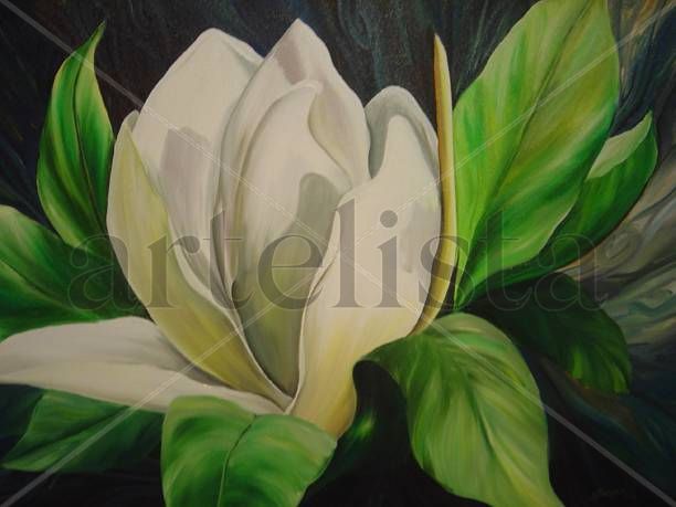 GARDENIA Oil Canvas Landscaping