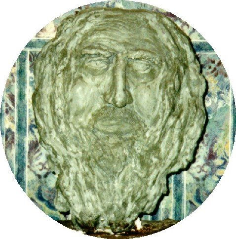 Rostro de Zeus Cerámica Figurativa