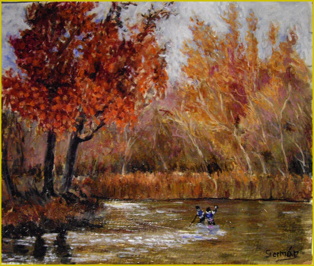 otoño Oil Canvas Landscaping