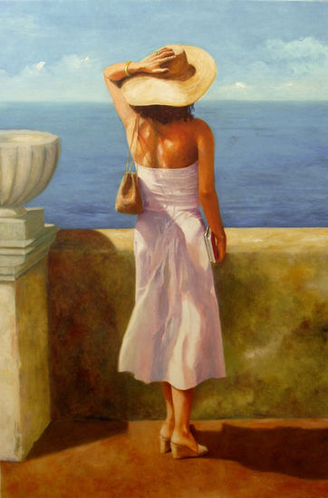 Camino de ronda Oil Canvas Figure Painting