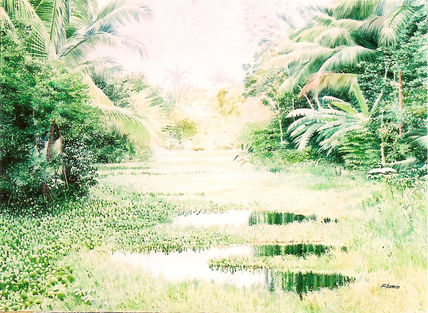 Paisaje de Rivera alta