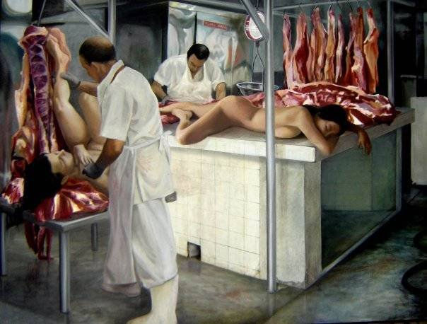 Sin titulo, de la serie SOMOS CARNE Óleo Lienzo Otros