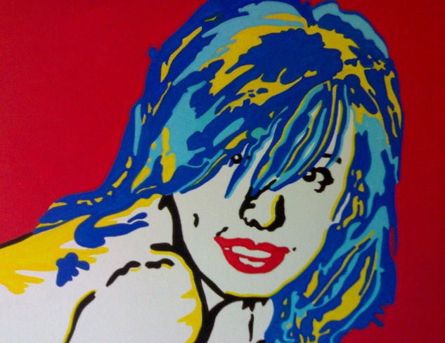 mm Felt-tip pen Canvas Portrait