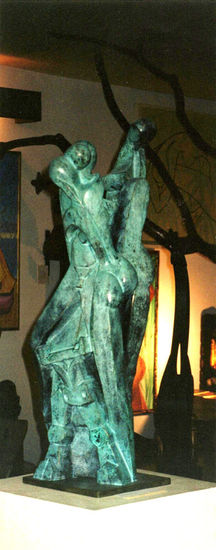 El Rapto de las Sabinas  ( Históricamente ) Bronze Figurative