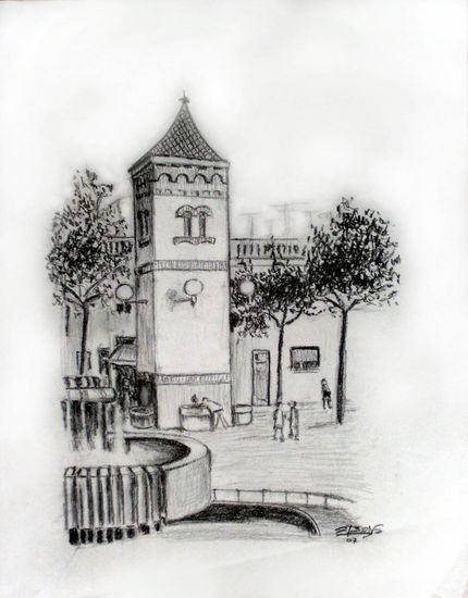 Plaça del Repartidor (Hospitalet de Ll.) Pencil