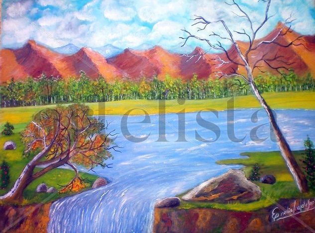 Presagio de Primavera. Oil Canvas Landscaping