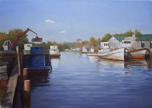 marina (copia de original) Oil Canvas Landscaping