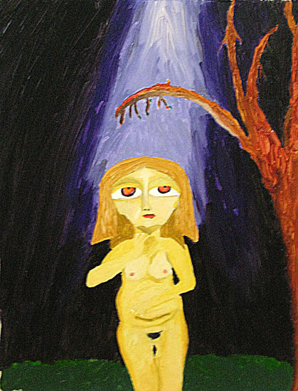 la muchacha virgen a la que seres de otro planeta encontraron en un bosque / La virgen, el extraterr Oil Panel Landscaping