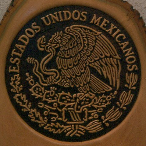 Escudo Nacional Mexicano Madera Figurativa