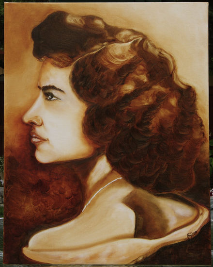 Aliria Óleo Lienzo Retrato