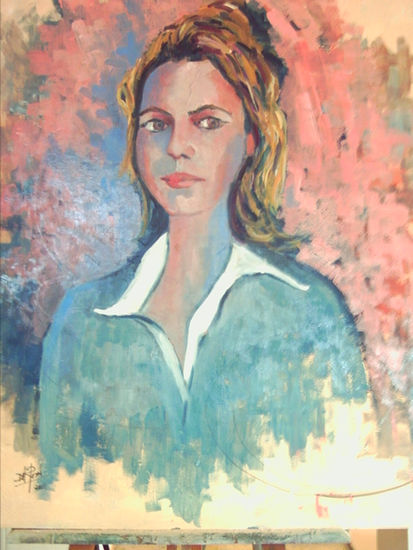 Aurelia Oil Panel Portrait