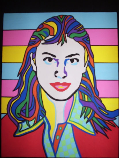 ma Felt-tip pen Canvas Portrait