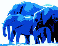 Blue Elephants II