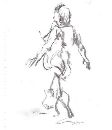 Dibujo de modelo