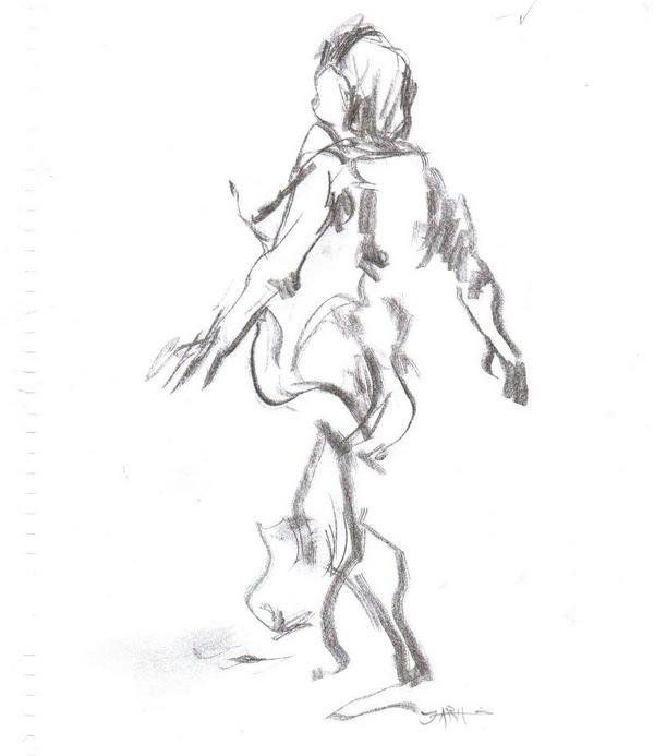 Dibujo de modelo