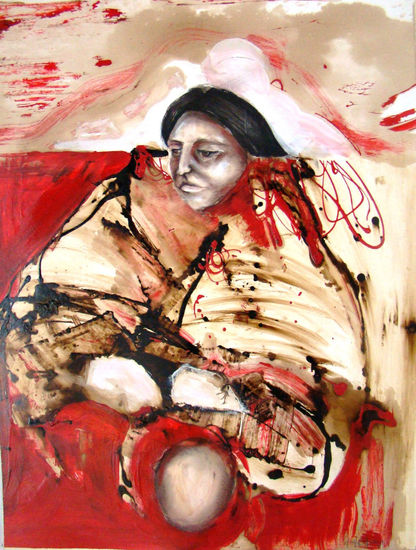 DERECHOS I Media Mixta Cartulina Retrato