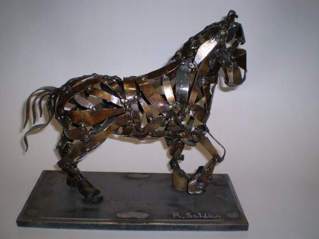 Caballo Metálico Metal Figurativa