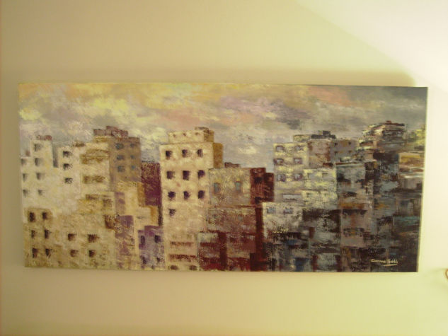 Paisaje urbano 120x90 Oil Canvas Landscaping