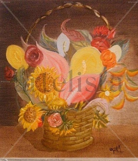 Flores p MAyTE Oil Canvas Still Life Paintings