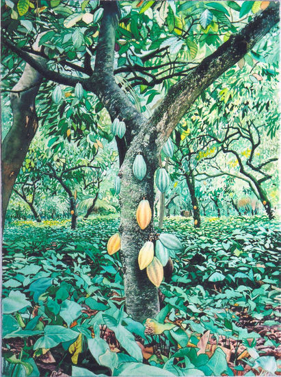 Cacao Watercolour Paper Landscaping