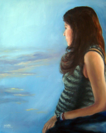 Beatriz R. R. Oil Canvas Portrait