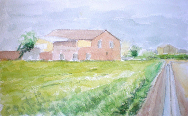 Les Masies Watercolour Paper Landscaping