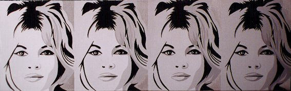 Dios creó a la mujer...y yo pinté a la Bardot.