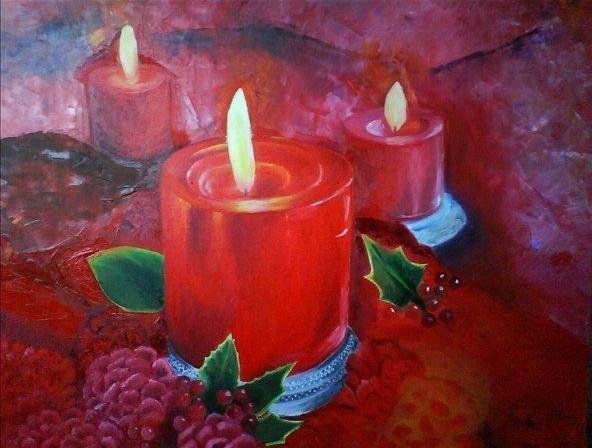 Velas Oil Canvas Still Life Paintings