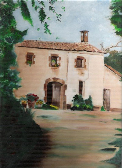 Casa rural Oil Canvas Landscaping