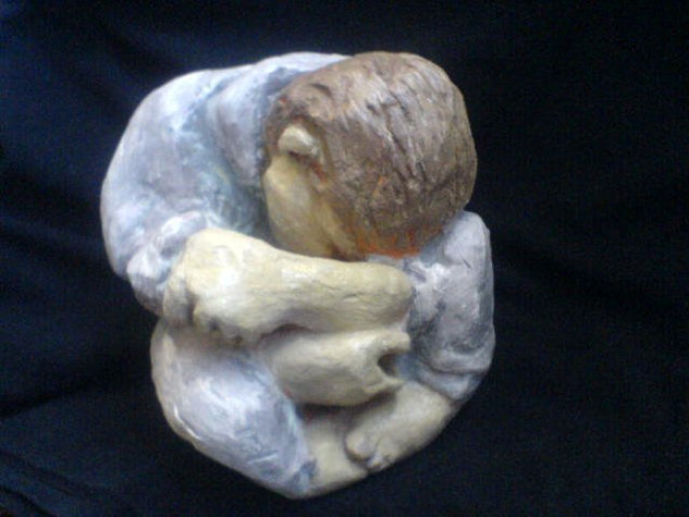 Angel sin alas Stone Figurative