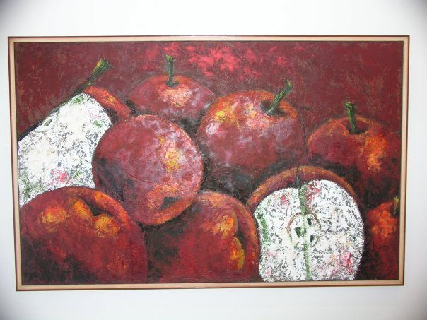 MANZANAS Oil Canvas Figure Painting