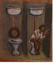 El lector del baño