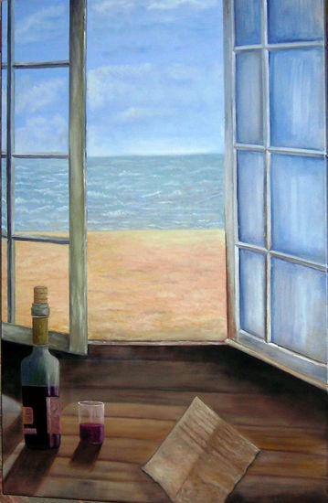 ventana Oil Canvas Marine Painting