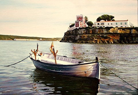 cala Corb-Es Castell-Menorca Oil Canvas Landscaping