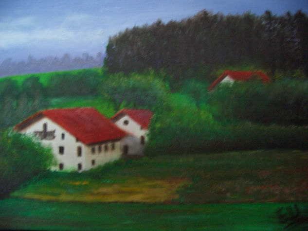 Paisaje norteño Oil Canvas Landscaping