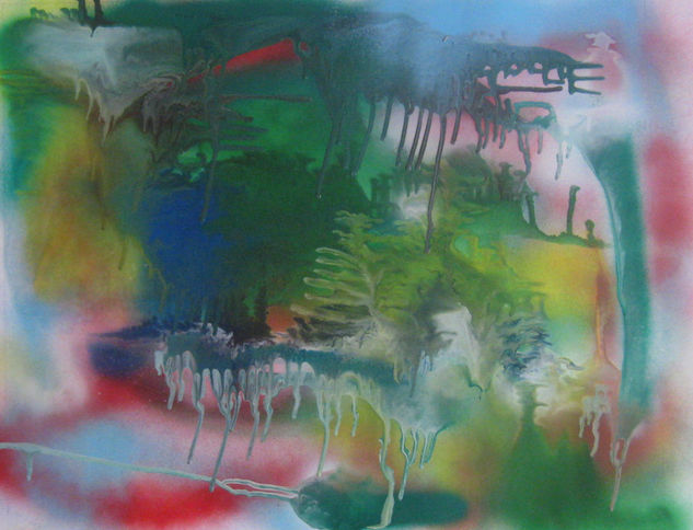 el  bosque Acrylic Card Landscaping