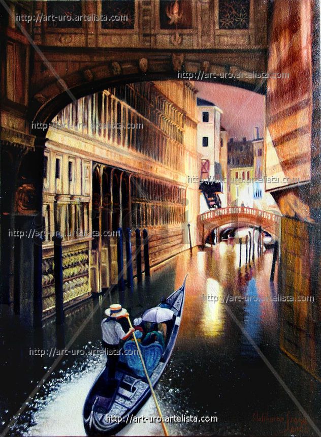 PINTURA GONDOLA DE SUSPIROS