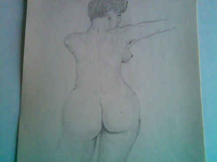 Desnudo de espaldas