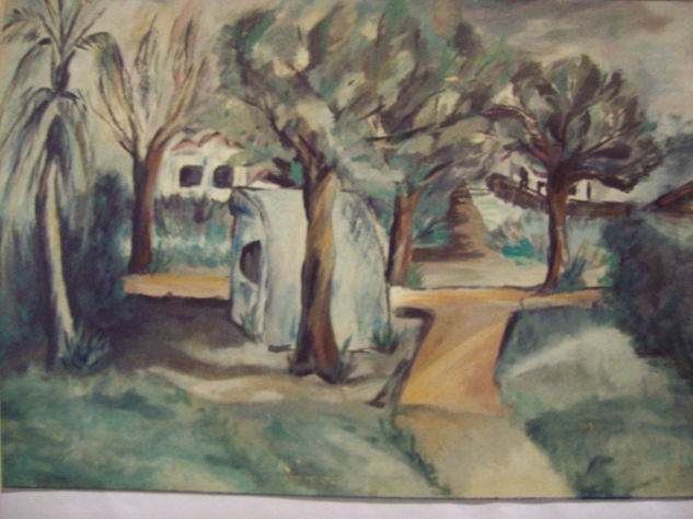 San Isidro Oil Canvas Landscaping