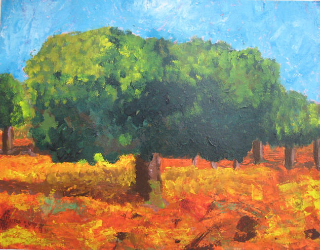árbol en amarillo