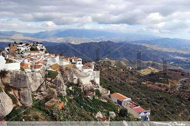 Comares. El Balcón de la Axarquía.Casas, Andalucía, España