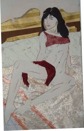 En la cama