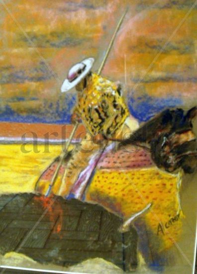 Picador Pastel Papel Figura