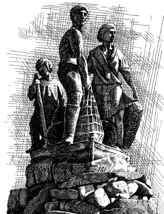 Monumento á Familia Mariscadora