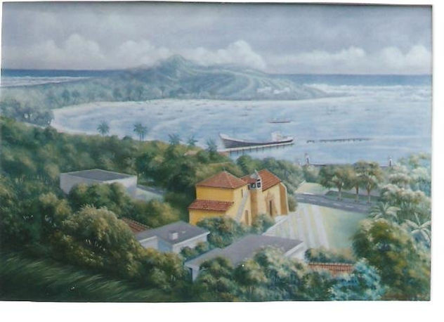 VISTA DE PAMPATAR CON LA IGLESIA EL TEMPLO DEL CRISTO.
